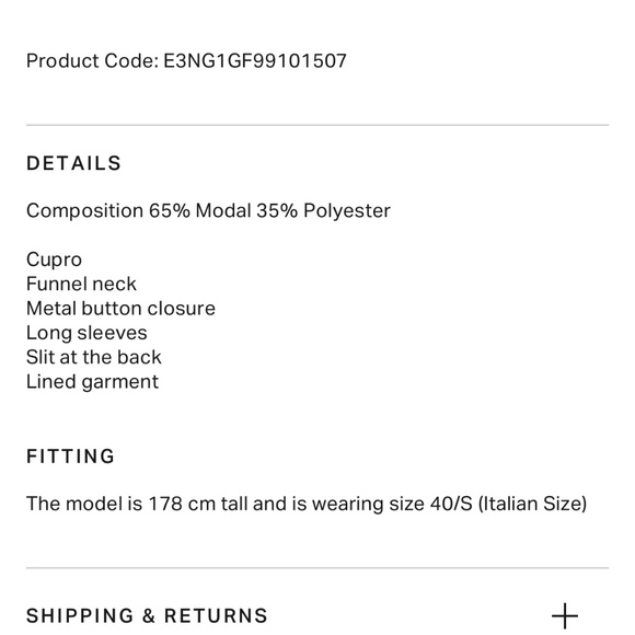 *NWT* Emporio Armani Black Jacket w/Asymmetrical hem - Picture 16 of 16